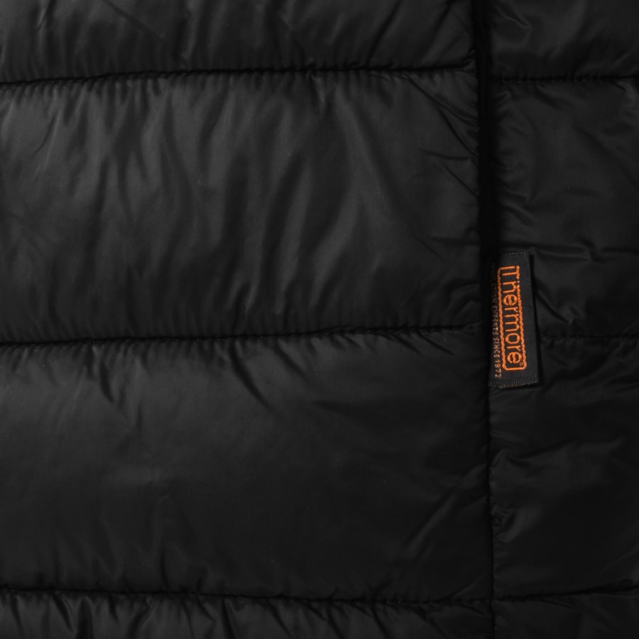 Farah Vintage Joel Padded Coat Black Mainline Menswear